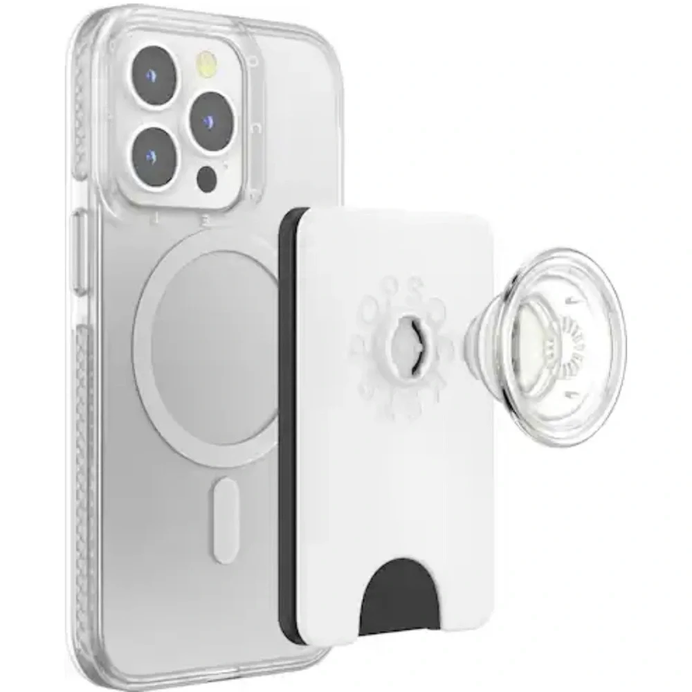 White and Black Phone Grip